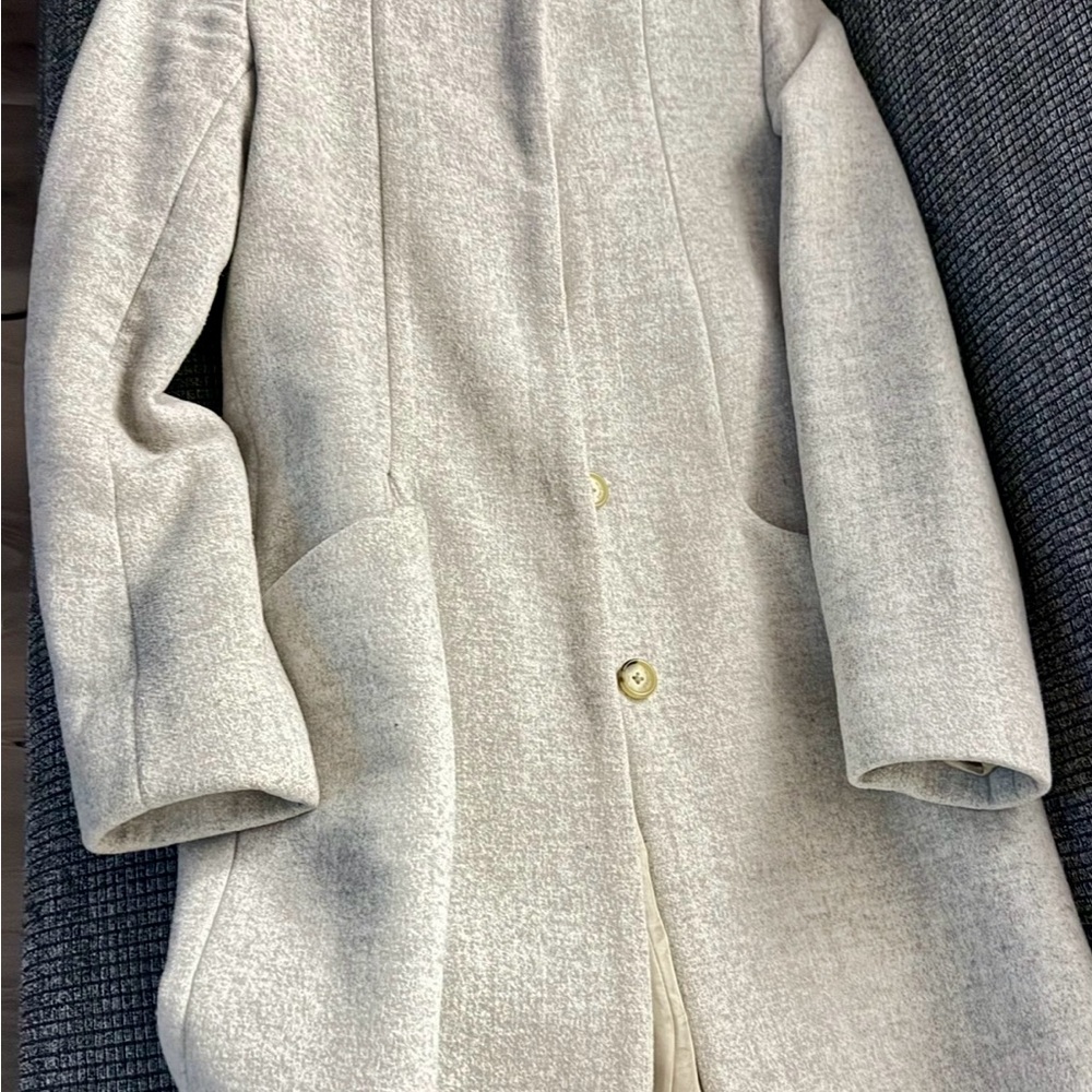 Aritzia Cream Trench Coat